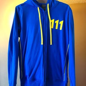 Fallout Blue Hoodie No Yellow Trim